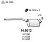 FORD 1478538 Middle Silencer